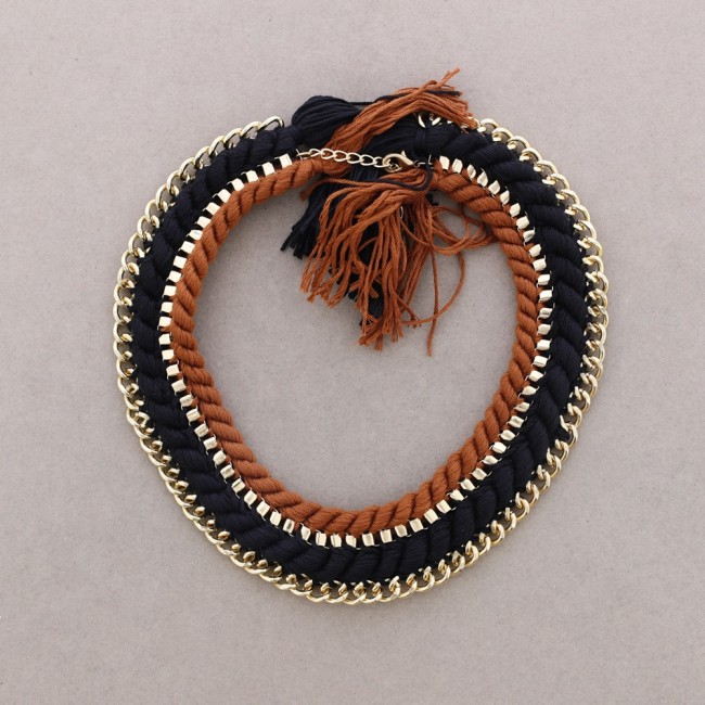 GARGANTILLA CADENAS TRENZADAS