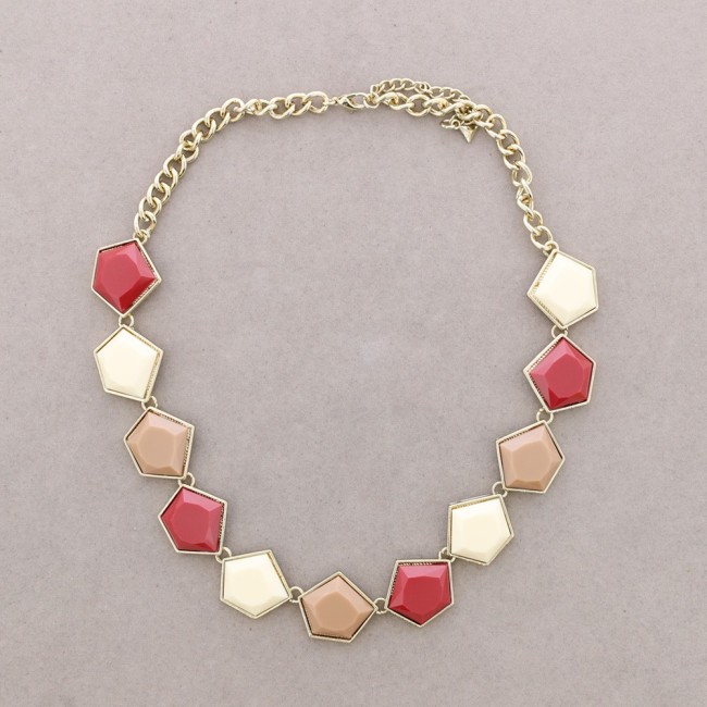 METAL RESIN NECKLACE