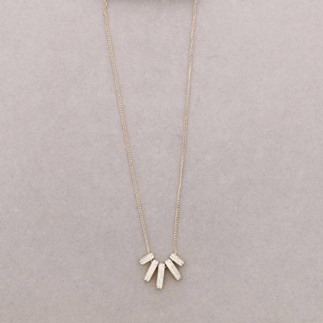 METAL CRYSTALS NECKLACE