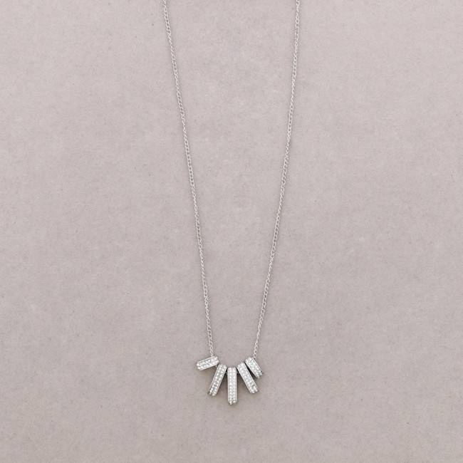 METAL CRYSTALS NECKLACE