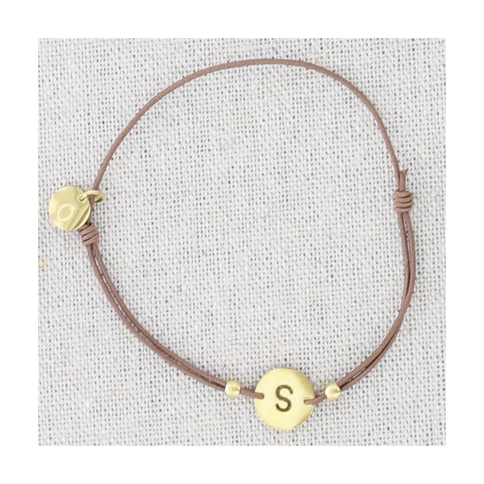 ELASTIC STEEL LETTER S BRACELET