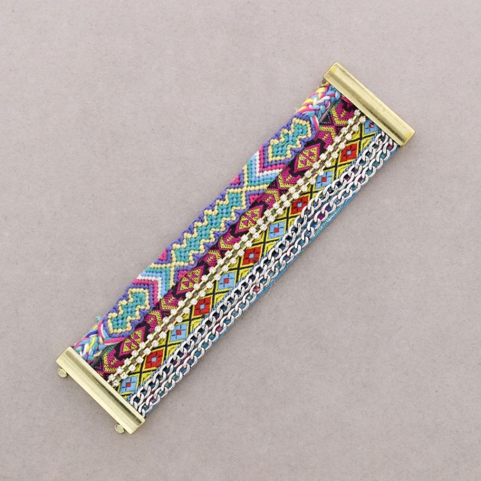 PULSERA TEJIDA CIERRE IMAN