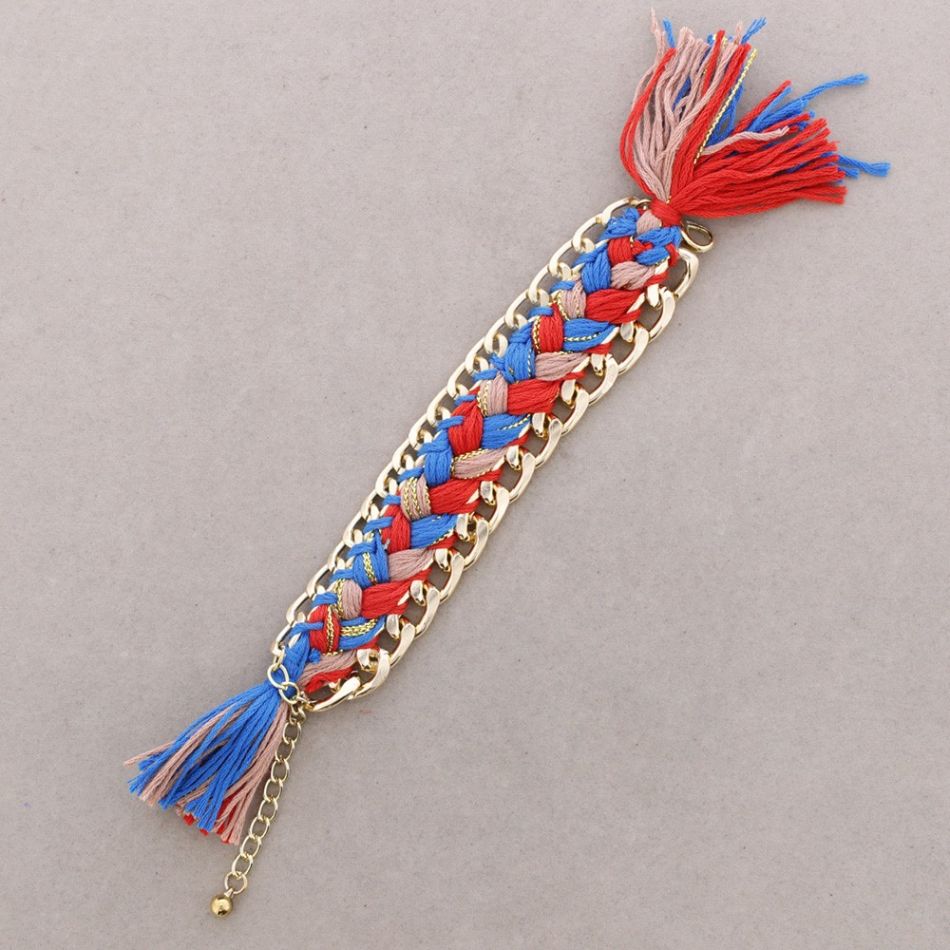 PULSERA CADENA HILO TRENZADO