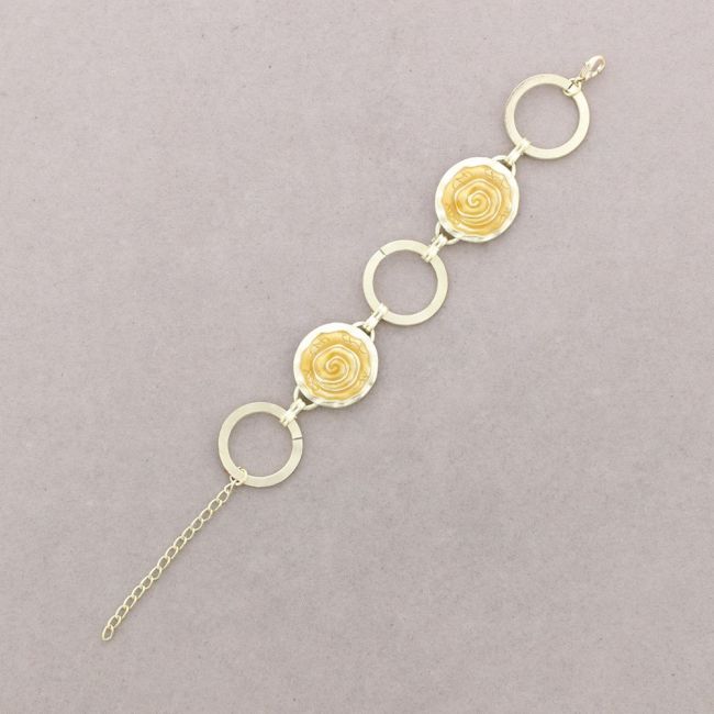 METAL ENAMEL BRACELET