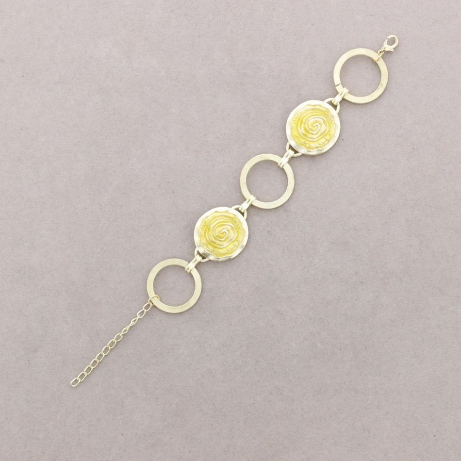 METAL ENAMEL BRACELET