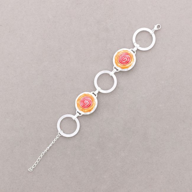 METAL ENAMEL BRACELET