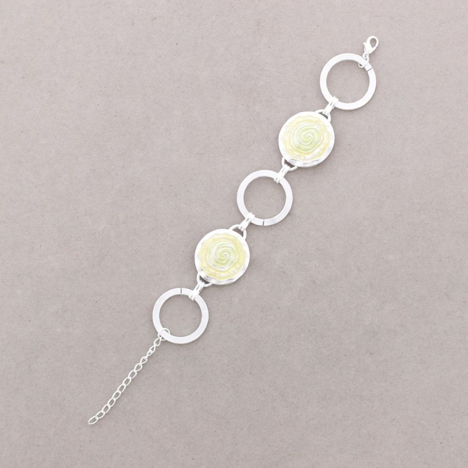 METAL ENAMEL BRACELET