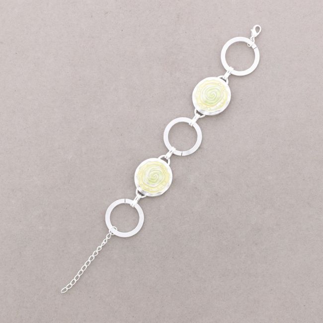 METAL ENAMEL BRACELET
