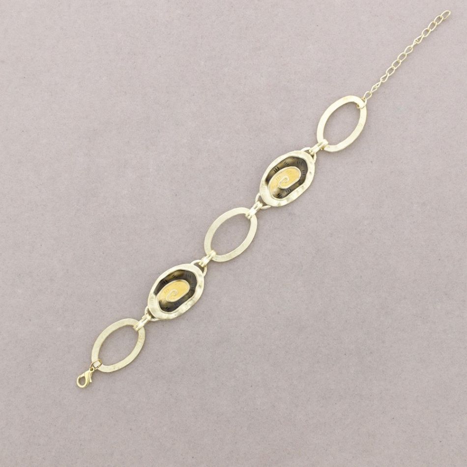 METAL ENAMEL BRACELET