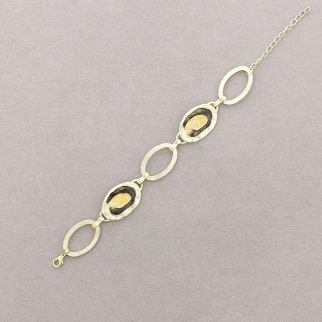 METAL ENAMEL BRACELET
