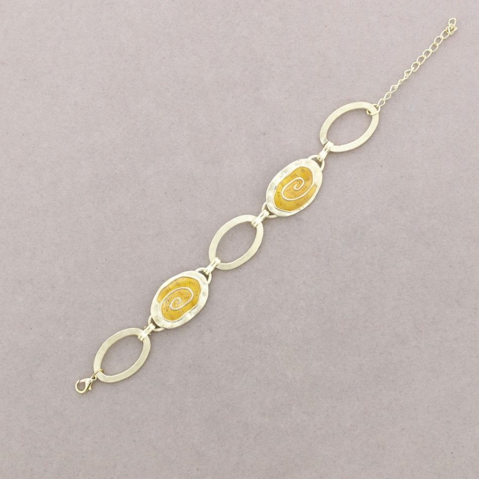 METAL ENAMEL BRACELET