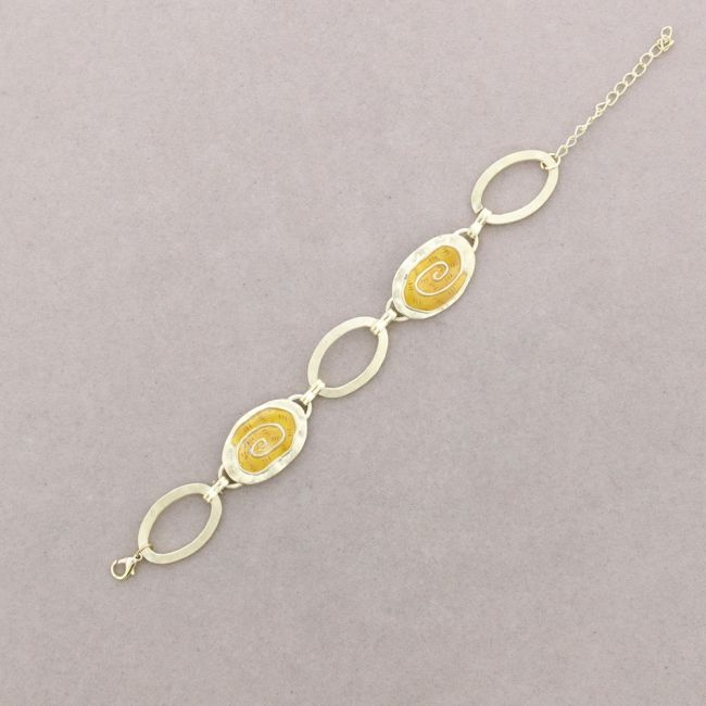 METAL ENAMEL BRACELET