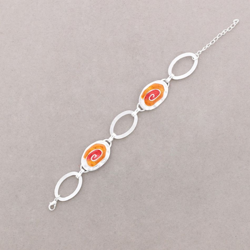 METAL ENAMEL BRACELET