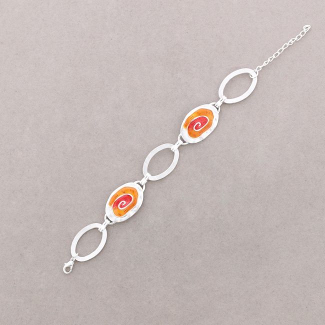 METAL ENAMEL BRACELET