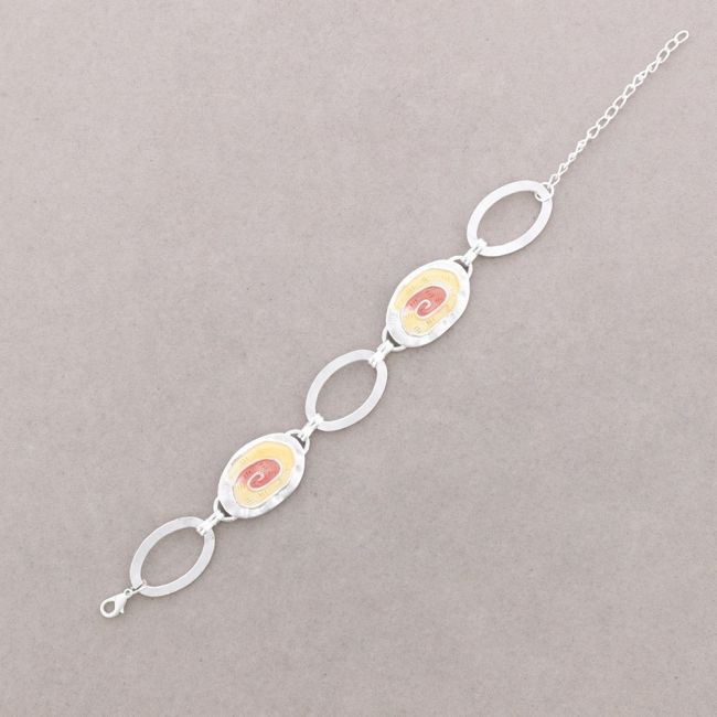 METAL ENAMEL BRACELET