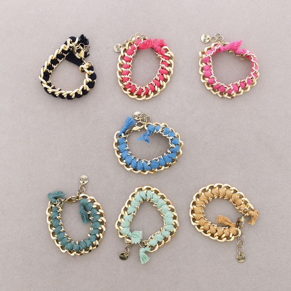BRAIDED CHAIN BRACELET