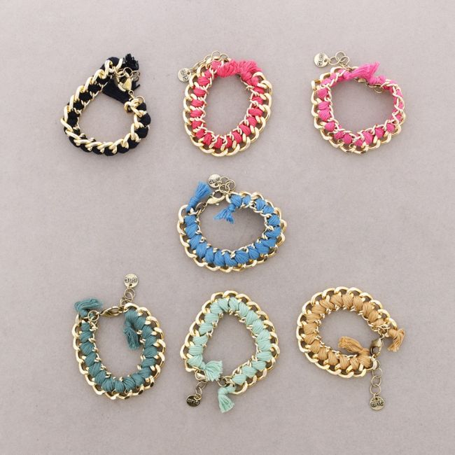BRAIDED CHAIN BRACELET
