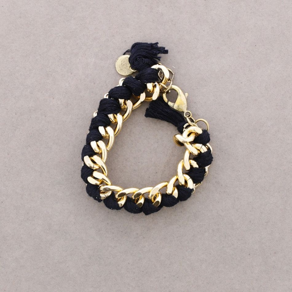 BRAIDED CHAIN BRACELET