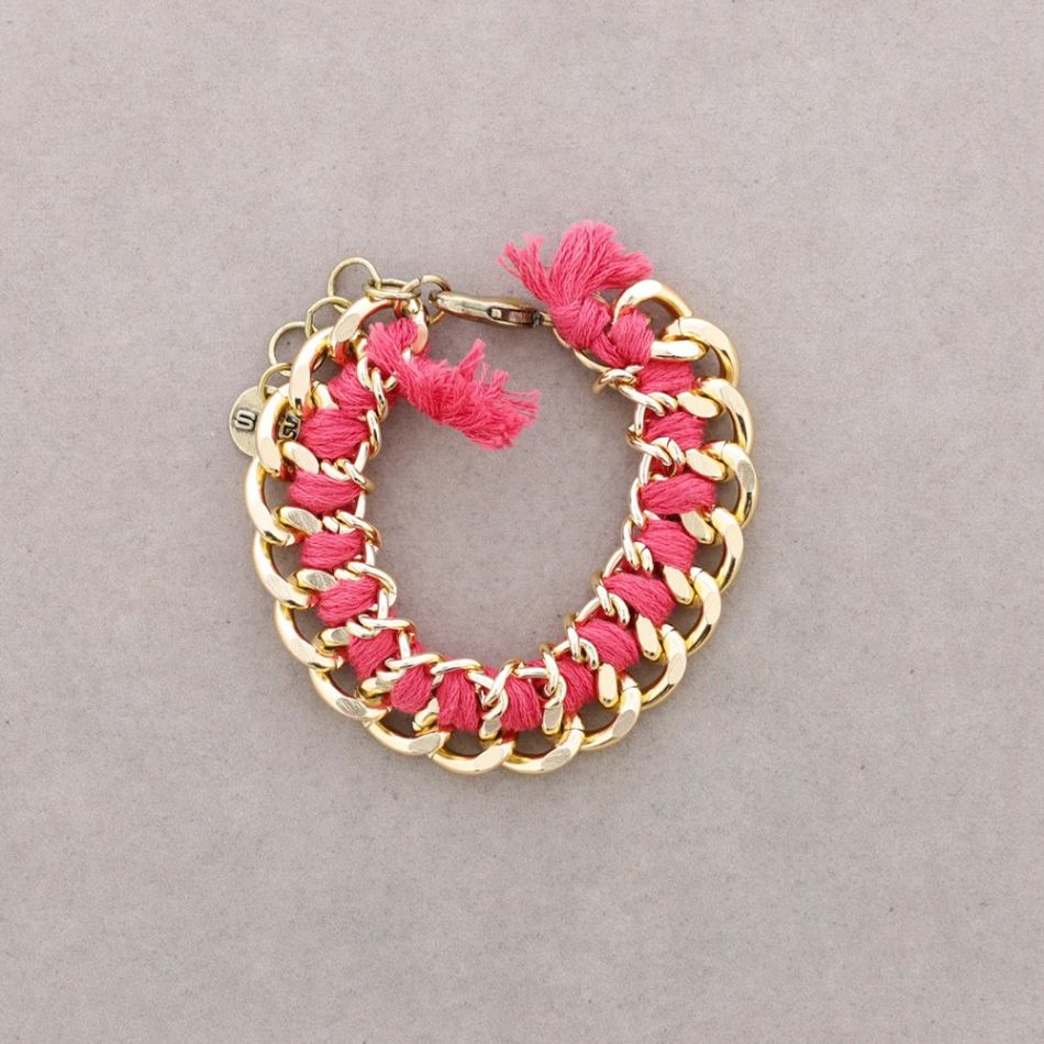 BRAIDED CHAIN BRACELET