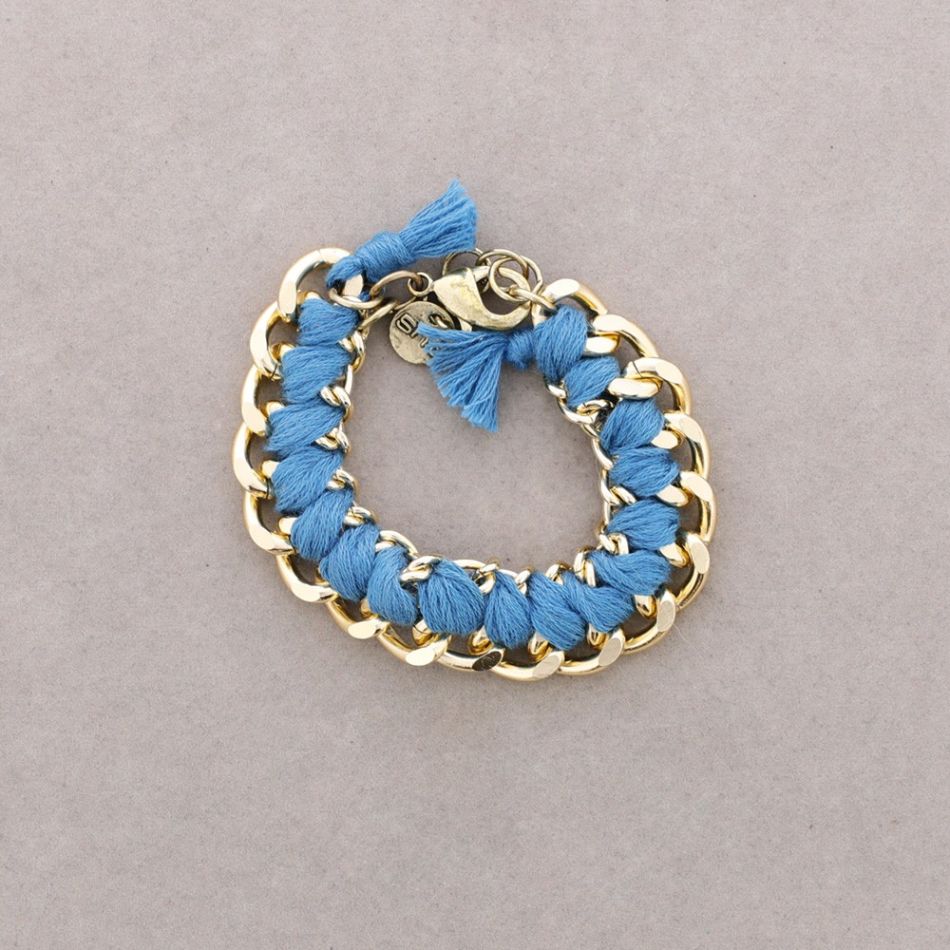 BRAIDED CHAIN BRACELET