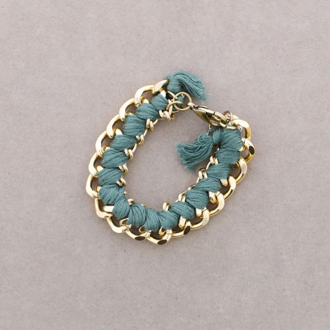 PULSERA CADENA TRENZADA
