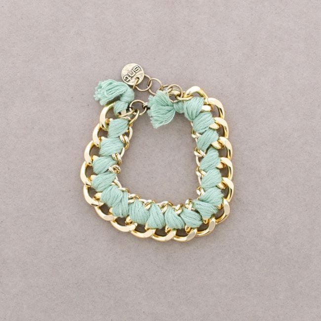 BRAIDED CHAIN BRACELET