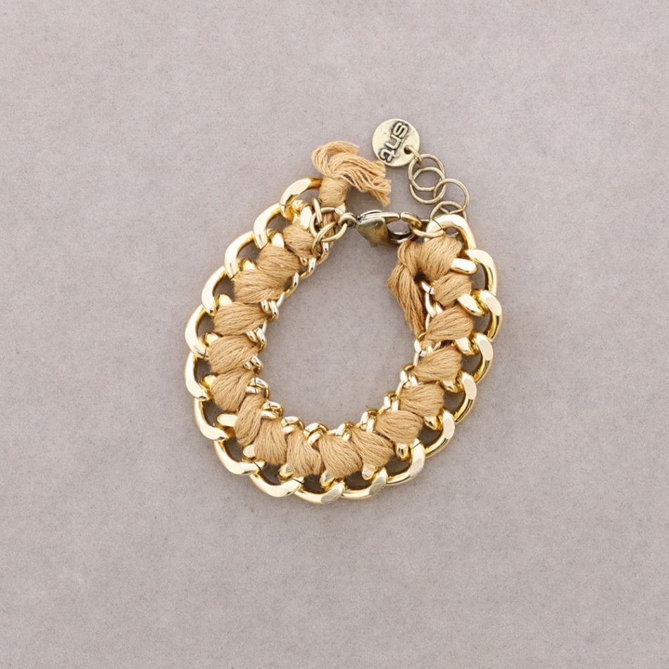 BRAIDED CHAIN BRACELET