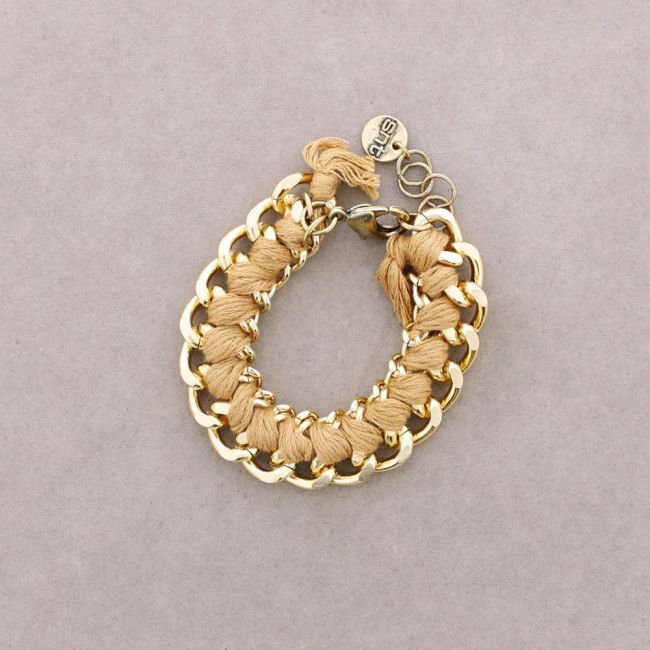 BRAIDED CHAIN BRACELET