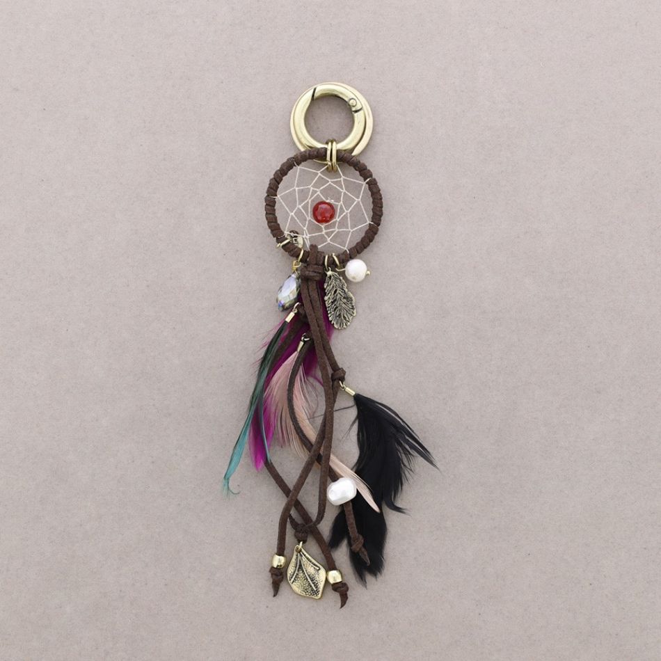DREAMCATCHER FEATHER KEYCHAIN