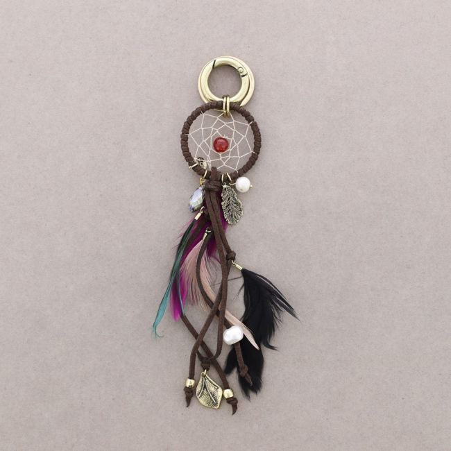 DREAMCATCHER FEATHER KEYCHAIN