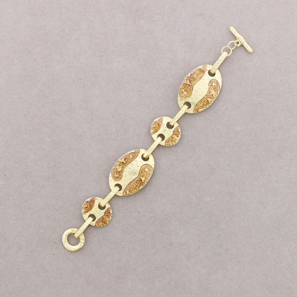 PULSERA METAL ESMALTE