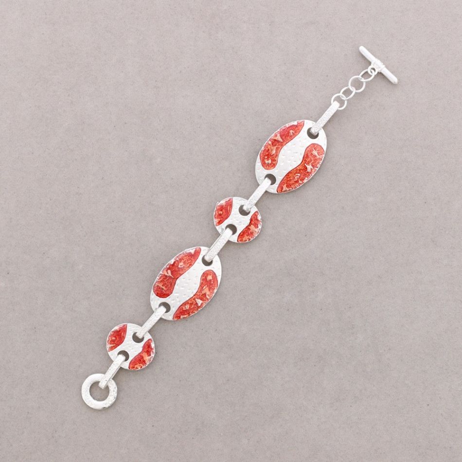PULSERA METAL ESMALTE