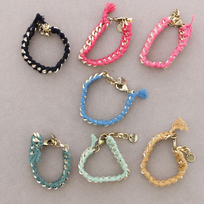BRAIDED CHAIN BRACELET