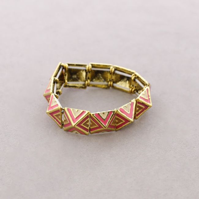 METAL ENAMEL BRACELET