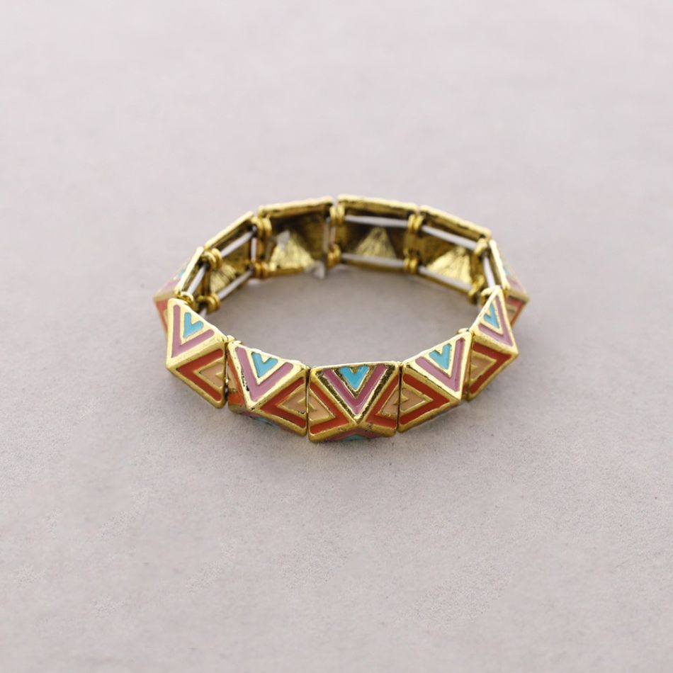 METAL ENAMEL BRACELET