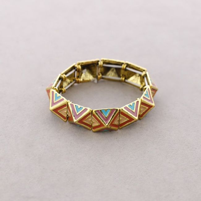 METAL ENAMEL BRACELET