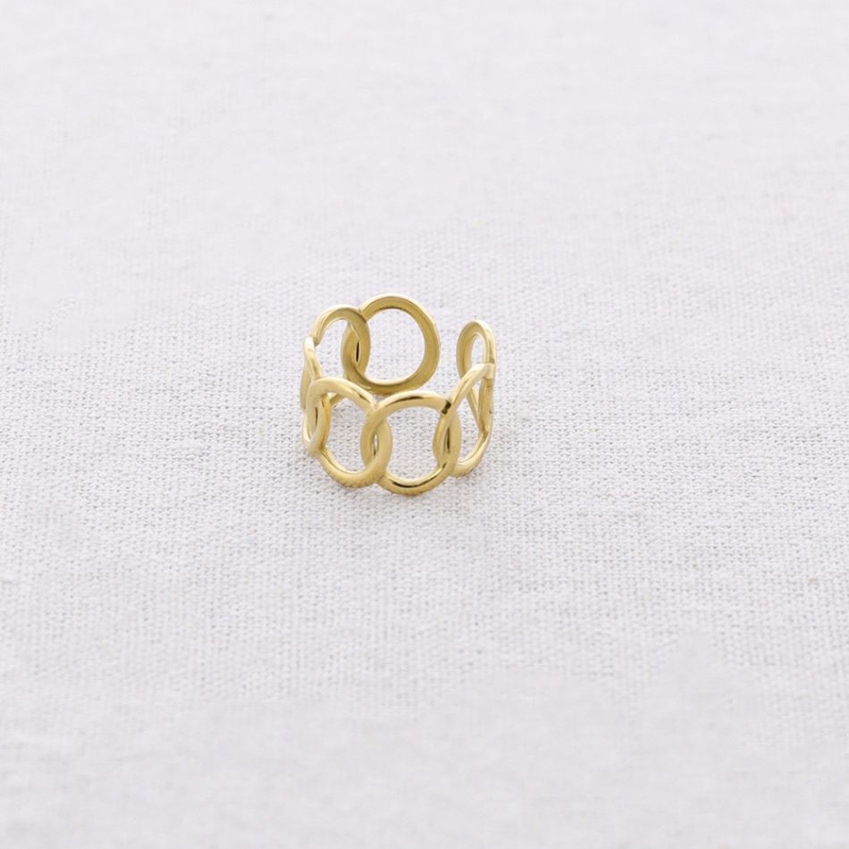 ANILLO ACERO ESLABONES