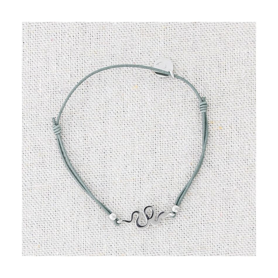 ELASTIC STEEL SNAKE BRACELET