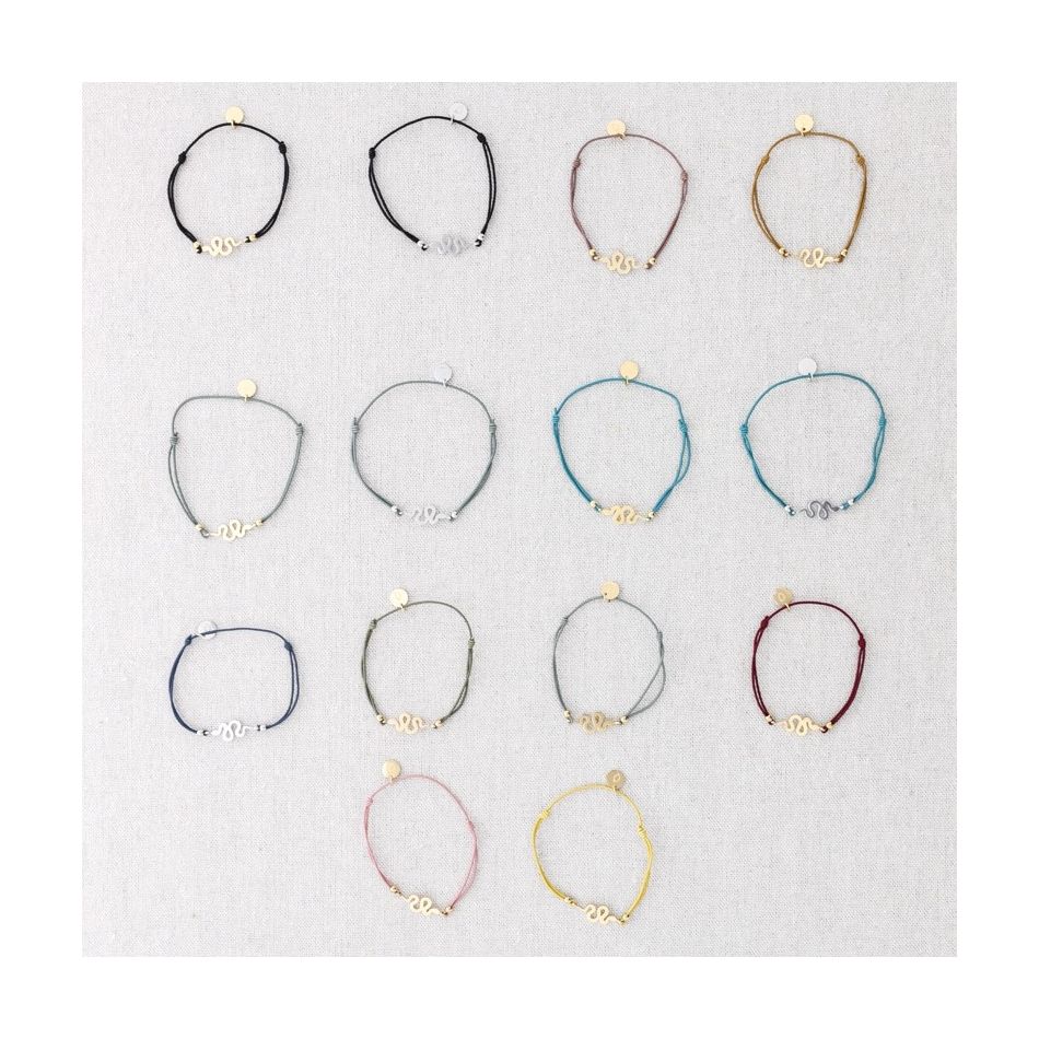 ELASTIC STEEL SNAKE BRACELET