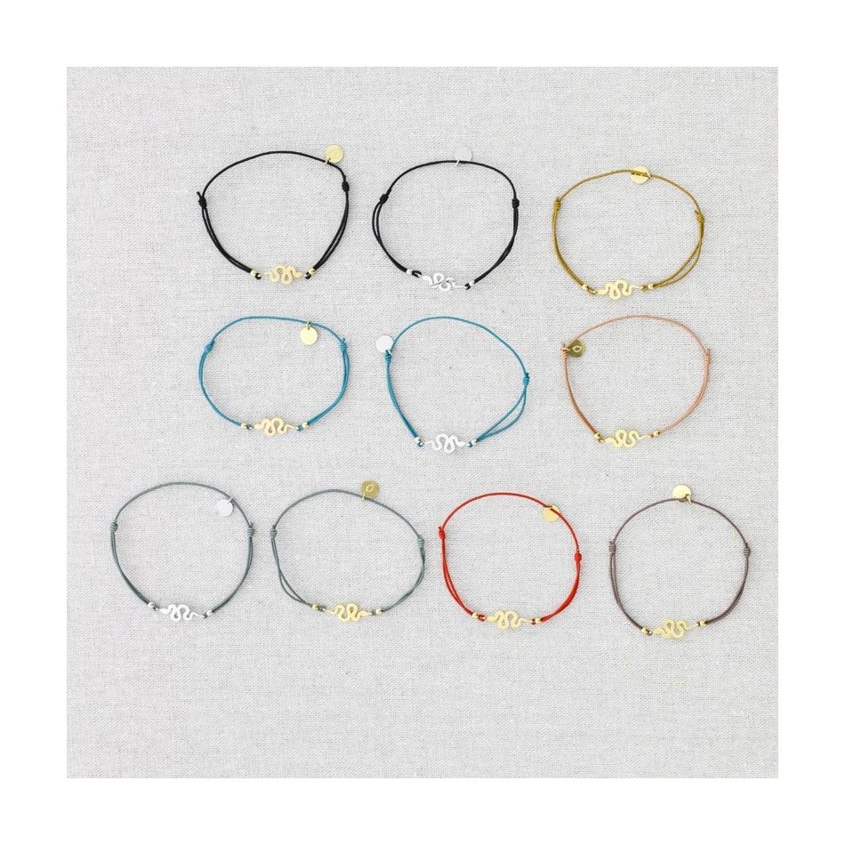 ELASTIC STEEL SNAKE BRACELET