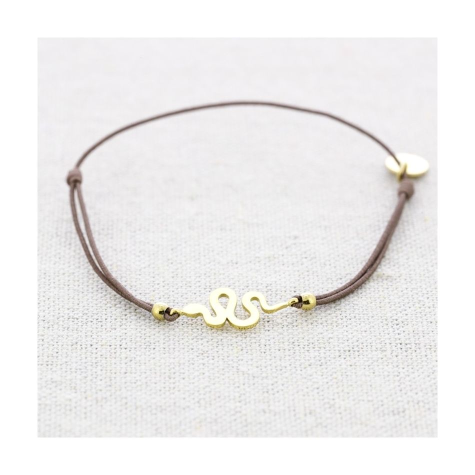 PULSERA ELÁSTICA ACERO SERPIENTE