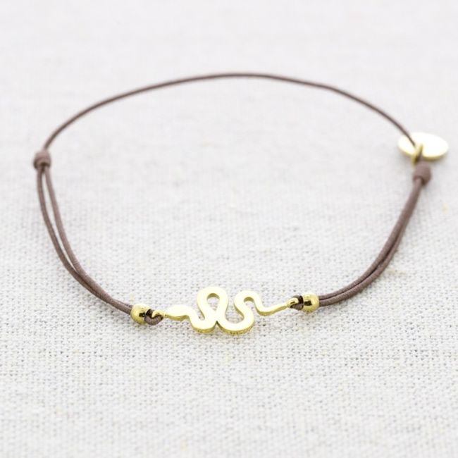 PULSERA ELÁSTICA ACERO SERPIENTE