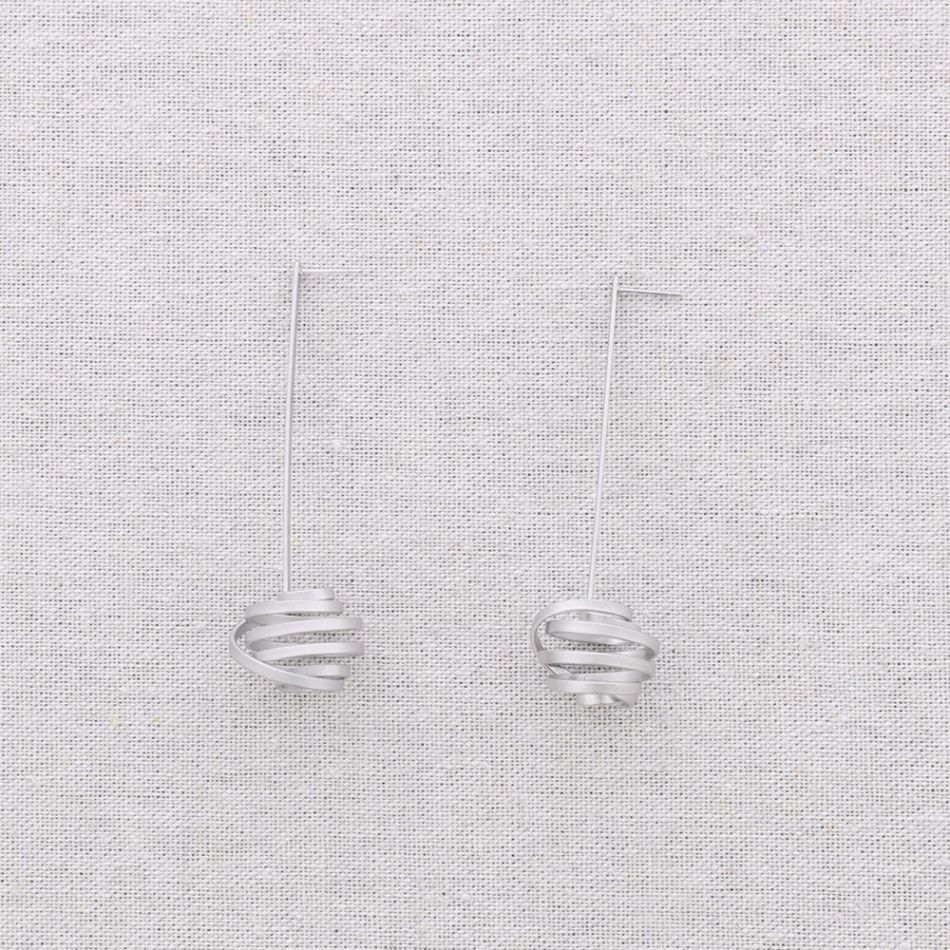 PENDIENTES ACERO PRESIÓN COLGANTE ESPIRAL