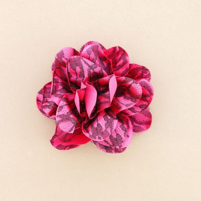 BROCHE FLOR ENCAJE