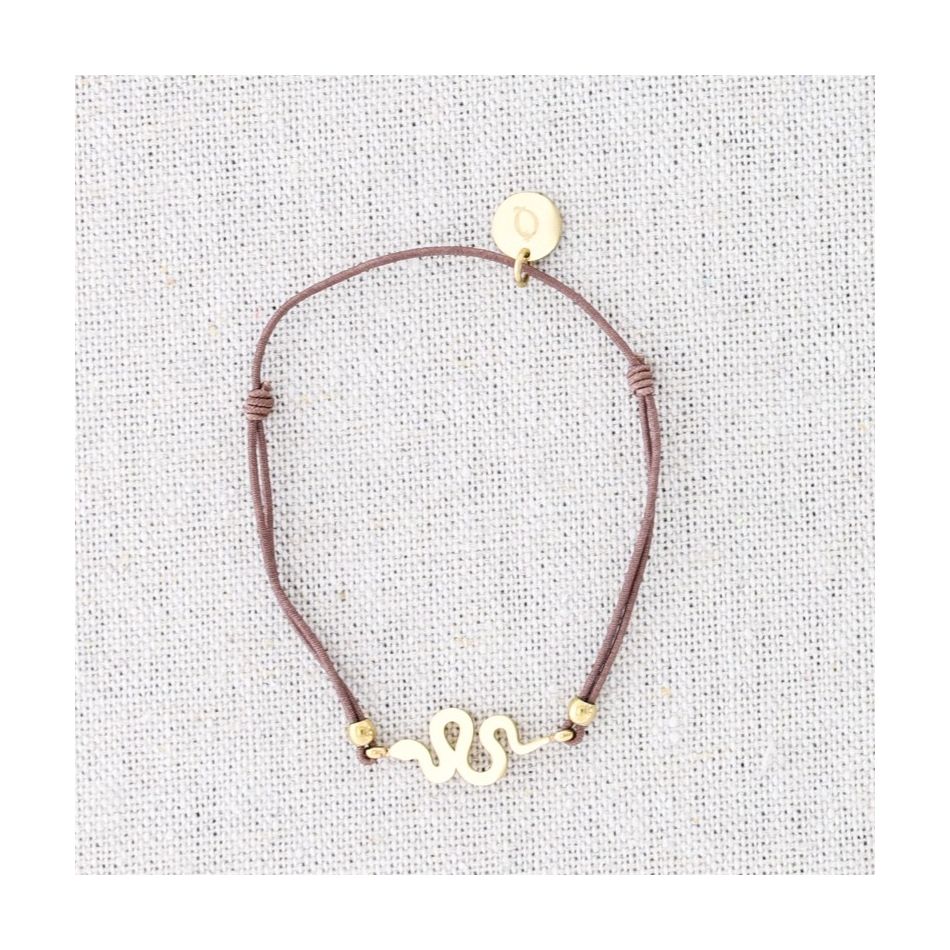 PULSERA ELÁSTICA ACERO SERPIENTE