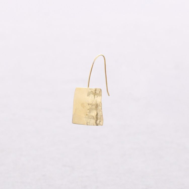 PENDIENTES ACERO COLGANTE CUADRADO