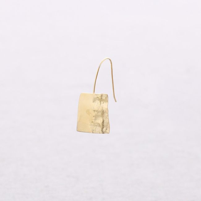 PENDIENTES ACERO COLGANTE CUADRADO