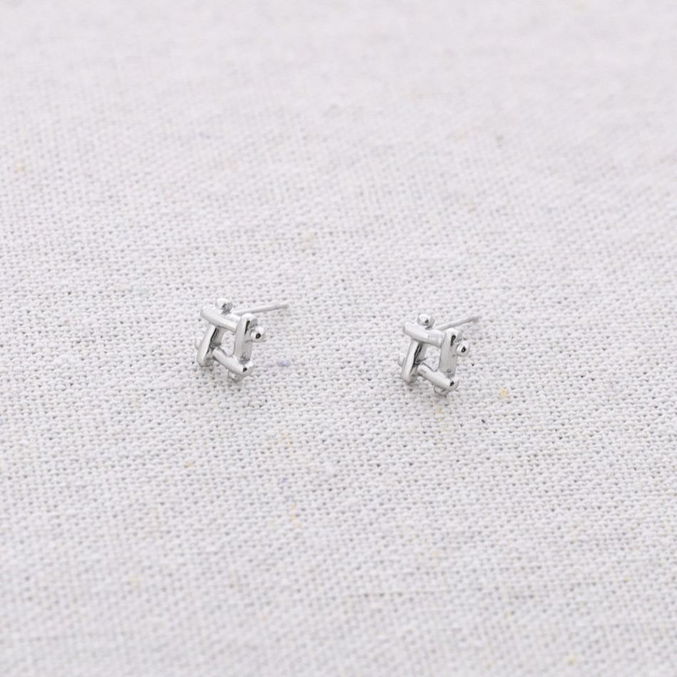 PENDIENTES ACERO PRESIÓN CUADRADO