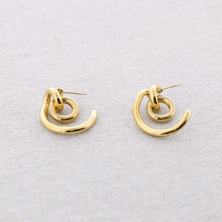 PENDIENTES ACERO PRESIÓN IRREGULAR 2