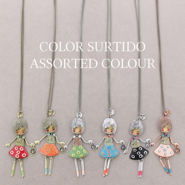 COLLAR LARGO COLG MUÑECA BAILARINA